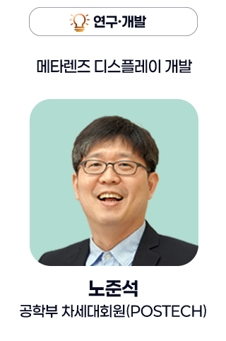연구·개발 - 메타렌즈 디스플레이 개발 노준석 공학부 차세대회원(POSTECH)