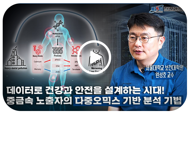 누리온 슈퍼컴퓨터로 수행한 중금속 노출자의 다중오믹스 기반 분석 기법